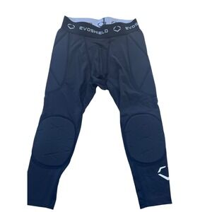 EvoShield Sliding Tights Youth Small Black NEW Padded Baseball Compression Pants